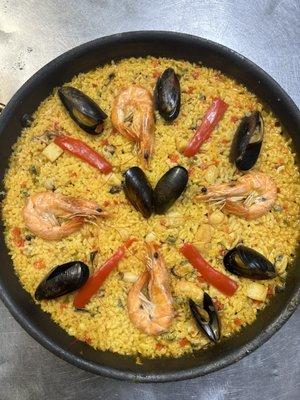 Paella de marisco