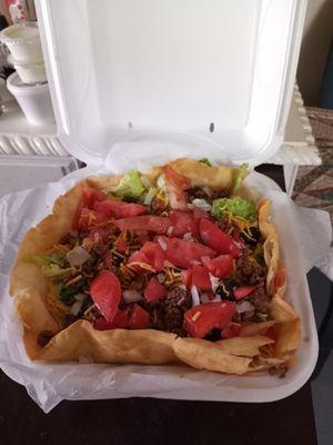 John's taco salad to go yum