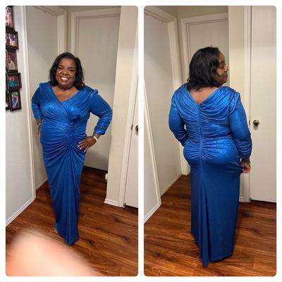 Tadashi Shoji dress for the Dallas Mavericks Ball