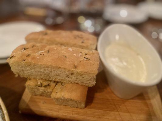 Focaccia- we asked for extra gorgonzola sauce