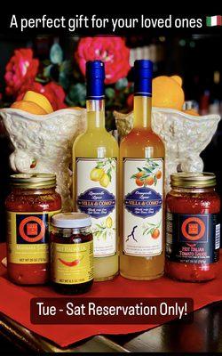 Villa di Como Homemade Sauces & Limoncello - Orangecello Liquor