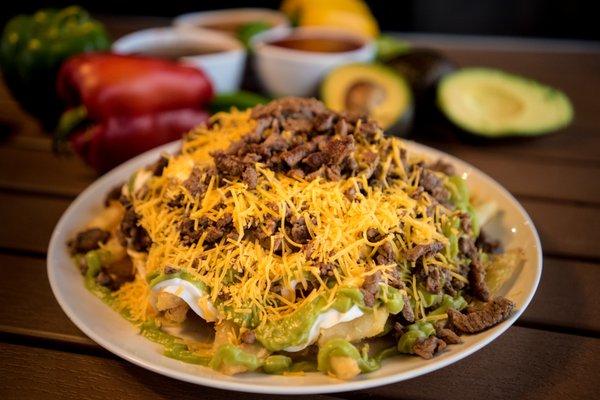 Monster Fries (Carne Asada )