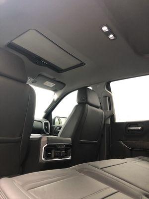 2020 GMC Sierra Denali Crew Cab for Inbuilt aftermarket sunroof install.