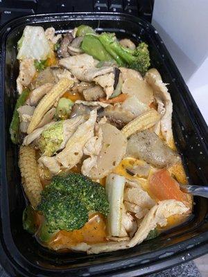 Vegetable Curry with Chicken