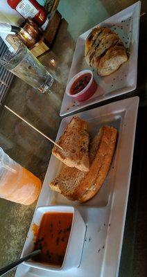 Crab Grilled Cheese and Cheeseburger Boli