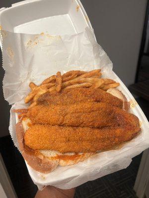 Catfish dinner