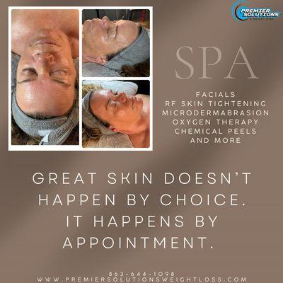 Our spa services are amazing