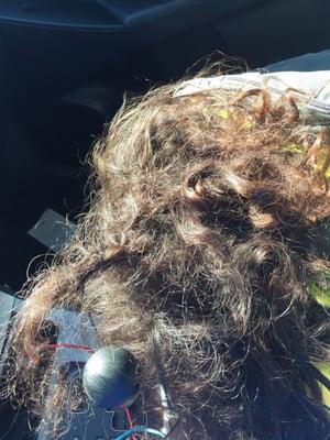 Worse hair ever ! Tangles and sheds very badly