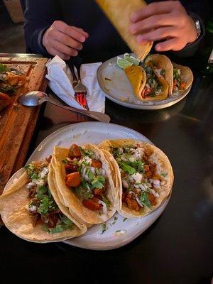 Assorted Tacos  (Chorizo, Al Pastor, Carnitas)