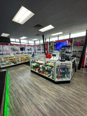 The interior of the House of Vapes Smoke Shop  store in Salt Lake City .