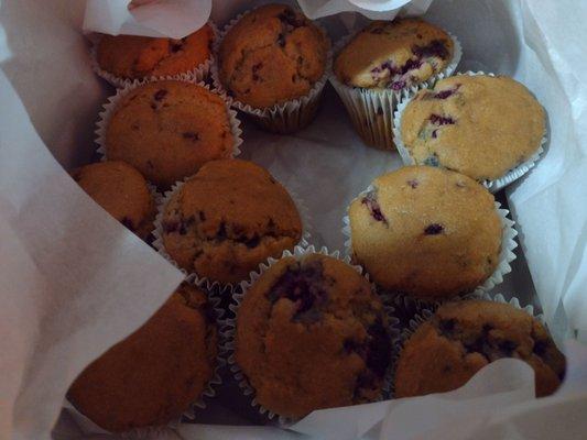 Gluten free raspberry muffins..