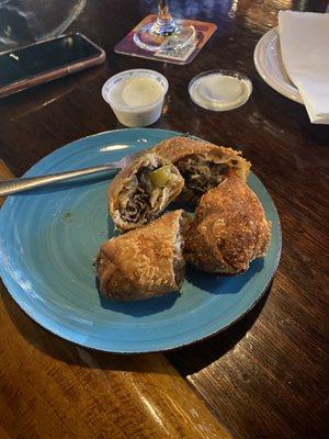 Philly Cheesesteak Eggroll