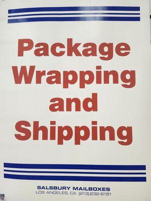 Need something wrapped for the holidays? Just call ahead and let us know we can wrap the packages before we mail them off.