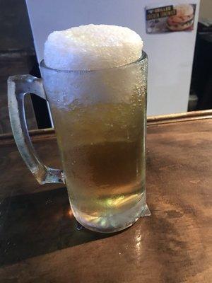 Icy cold beer