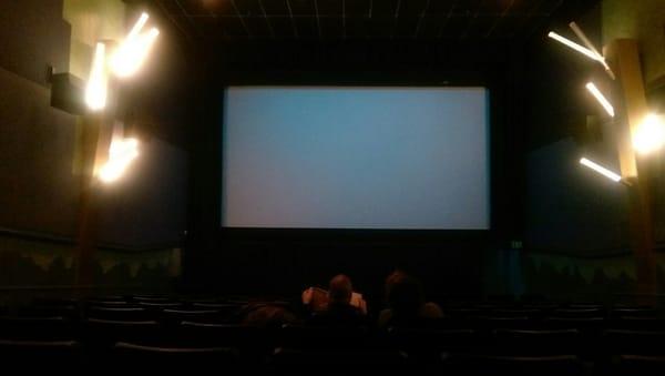 Standard, cozy theater.