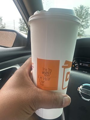 XL black 5 sugars