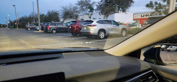 Cracked windshield