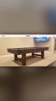 Brunswick Canton Pool Table.