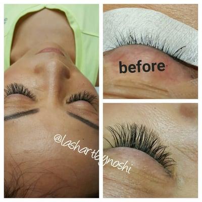 Full set of individual  eyelashes