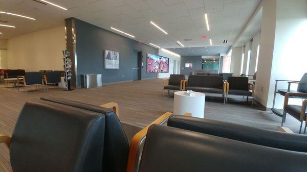 Sports Medicine Clinic waiting area on the second floor