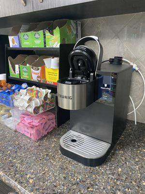 Updated their coffee machine to a Keurig!