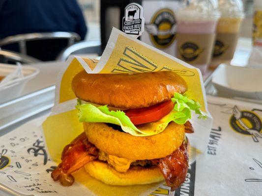 Onion Ring Burger