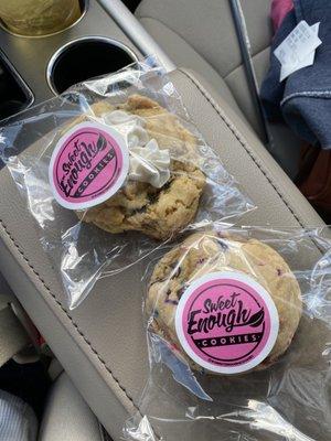 Delicious cookies from local baking company Sweet Enough Cookies