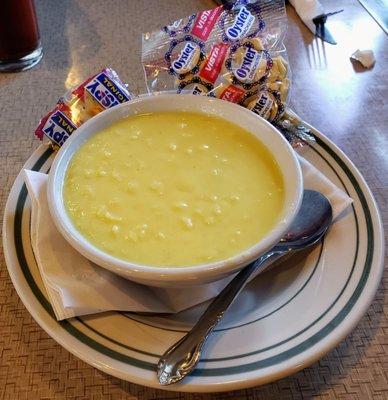 Lemon Rice Soup at Red Olive Howell