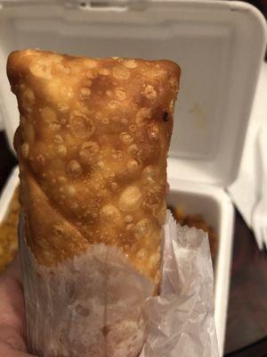 Crispy egg roll