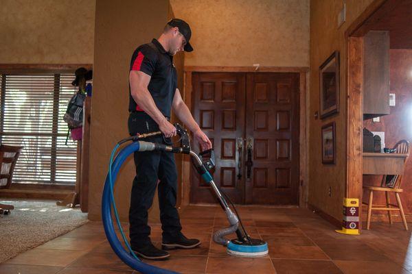 Carpet Tech specializes in tile cleaning solutions, taking away the hassle of getting your tile and grout back to its natural shine.