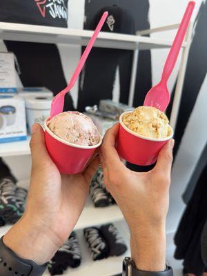 Strawberry Rhubarb Crisp and Earl Grey with Honeycomb