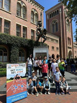 Summer camp field trip in USC!