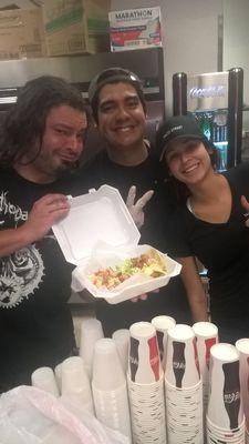 Selfie with Judas of the Delphic Quorum at the new Street Taco place in Orem. They're open late. Way cool people. And got good cabeza!