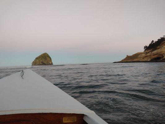 Heading towards Haystack Rock