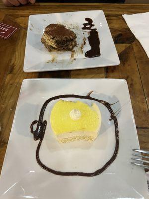 Tiramisu and Lemon Chello