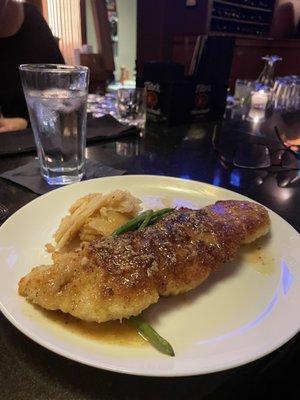 Grouper in Potato Crust