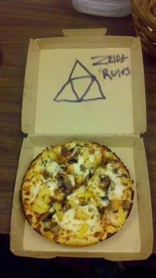 Asked for a triforce on the box!