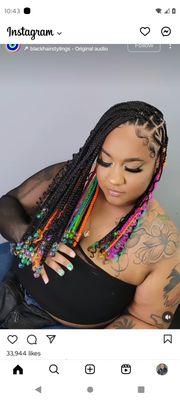 Dior African Hair Braiding