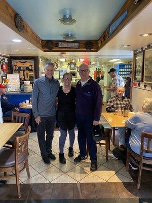 Steve, Mom, Larry, Gloucester,MA