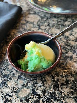 Sorbet Styled Dessert