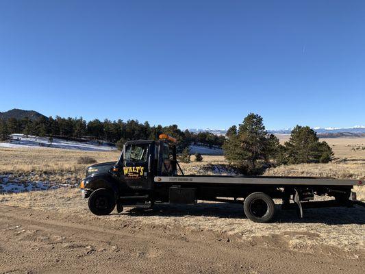 Walt's towing tow truck in Lake George