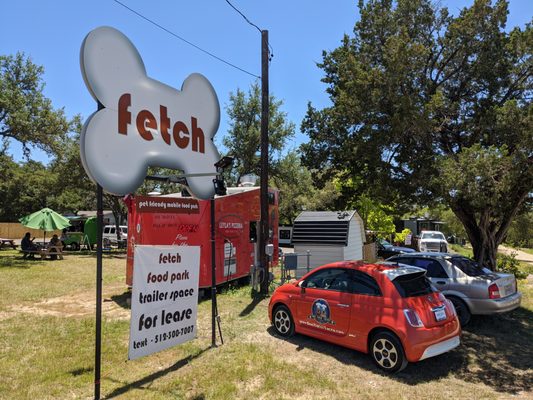 Located at Fetch Food Park, a pet friendly food park in the Spicewood / West Austin area!