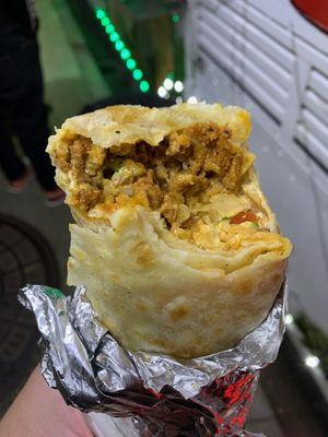 Al Pastor Super Burrito - Choice of Meat, Cheese, Rice, Beans, Pico de Gallo, Guacamole, and Sour Cream