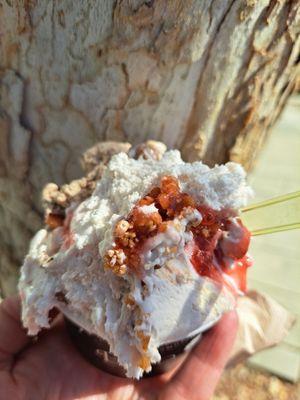 Strawberry cheesecake crunch and Hazelnut cookie