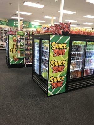 "Snack zone" their new branding