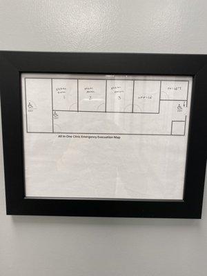 Layout of clinic