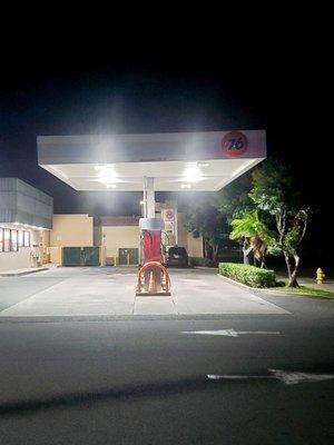 The 76 gas station in Nui Valley, as it's connected to the 7-Eleven store.