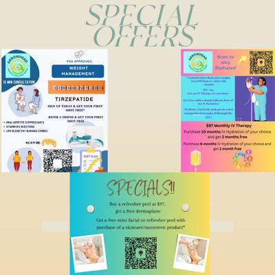 Opening Specials