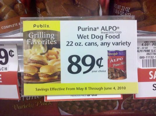 Publix sometimes has strange grilling recommendations during the summer months.