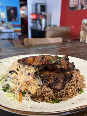 Jerk chicken plate